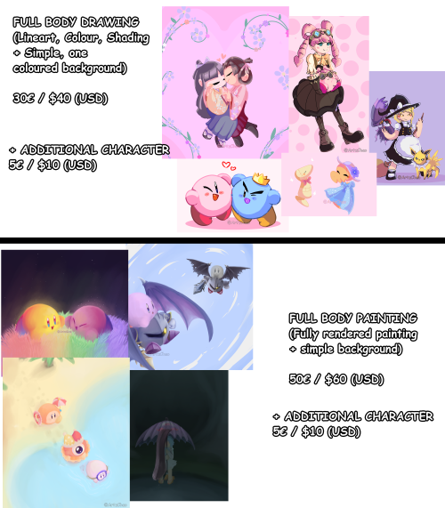 artzchao:opening commissions, dm if interested