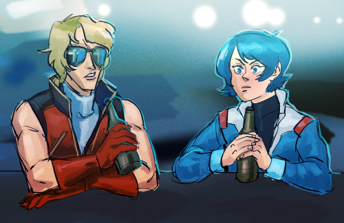 tenjouutena:i’ve been watchign zeta gundam and i want char and kamille to be Bros