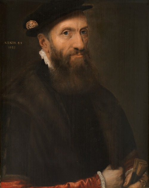 1555 Frans Floris - Portrait of a man aged fourty-eight(Museo del Prado)