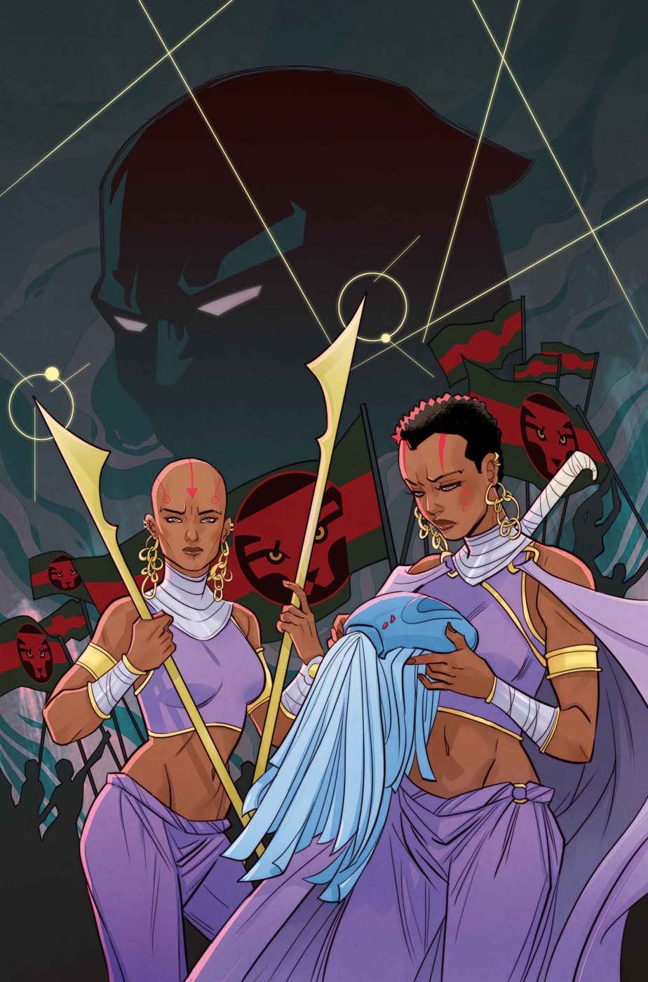 snowbyrdn7:    BLACK PANTHER #9 and BLACK PANTHER: WORLD OF WAKANDA #2 Covers by 