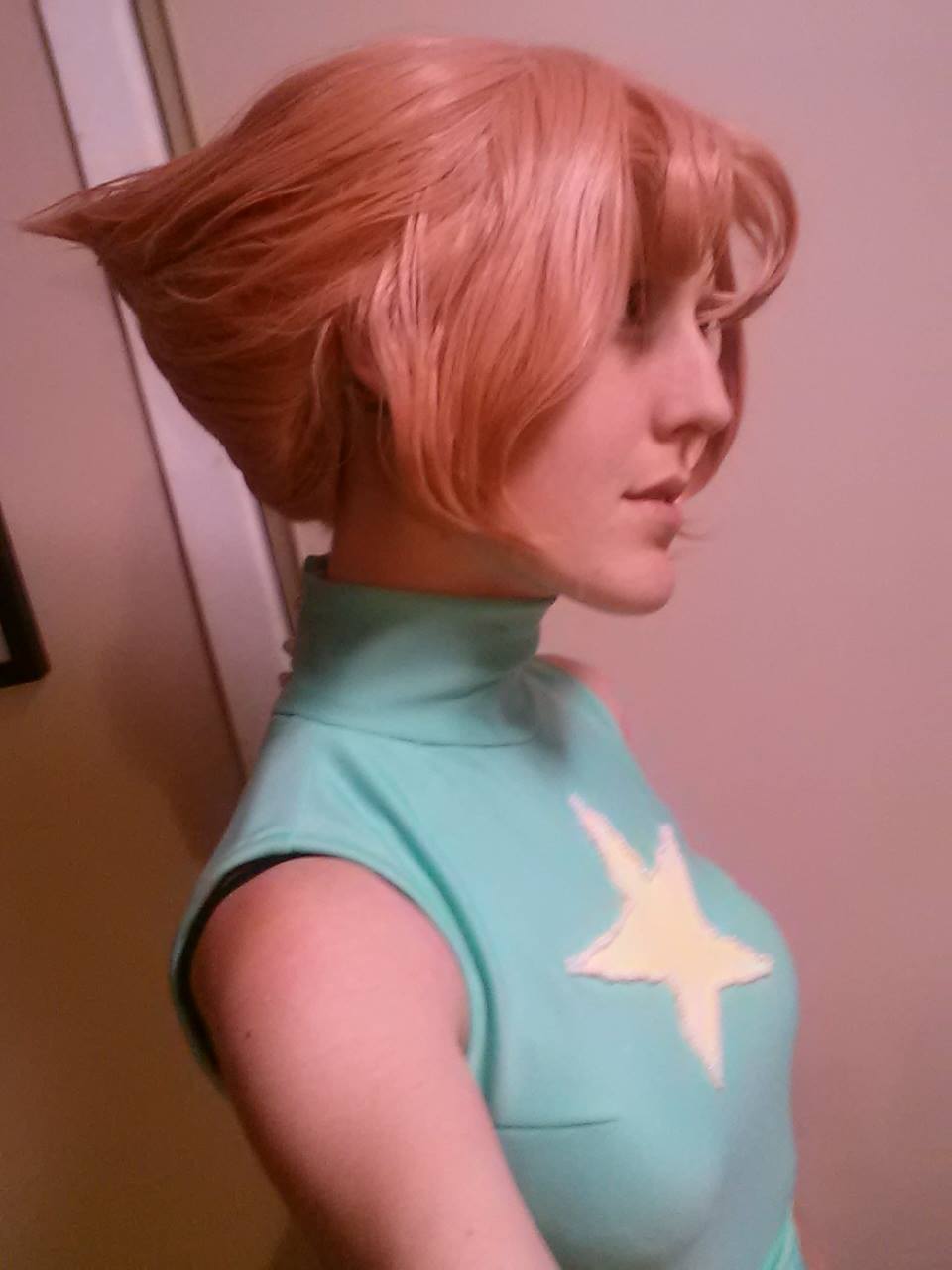 identitypollution:  I’m actually happy with how my wife’s pearl wig turned out!