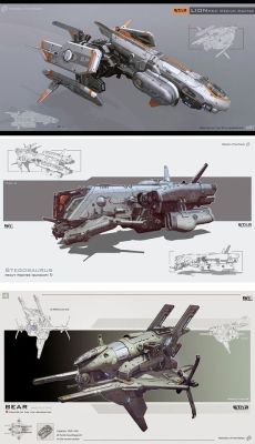 spaceshipsgalore:  spaceship concepts #spaceship