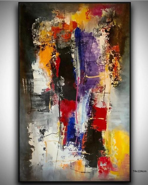 Acrylic Painting on Canvas  #art #arte #abstract #abstraction #abstrait #abstractexpressionism #abst