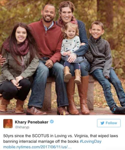 the-movemnt: 11 beautiful #LovingDay tweets that pay tribute to Loving v. Virginia on its 50th anniv