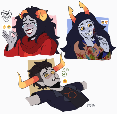 feintdroid:i did a huge batch of emoji requests for some ppl for art practice. im tired now