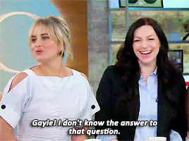 itspiperchapman:Taylor Schilling and Laura Prepon on CBS This MorningIs Piper ever getting out of pr