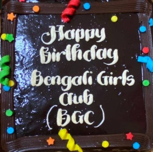 Bengali Girls Club 4th Birthday Cake. ●Main Page: @bgc.fantasy ●Image Model: Poroma  ●Category: BGC 