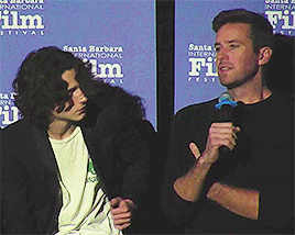 bowie28:  Armie and Timmy at Santa Barbara International Film Festival 2017