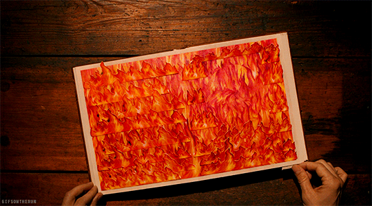gifsontherun:Evil: Pop-up books 2.03 | F Is for Fire 