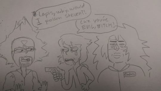 journ-loves-su:  journ-loves-su: Steven Universe/Breaking Bad crossover with Peridot as Heisenberg, Lapis as Jesse, and Jasper as Mike  