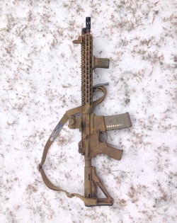 thoughts-about-thoughts:My BCM out in the “snow”