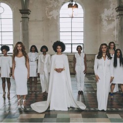 nerissanefeteri:  Solange wedding !!!’ Just gorgeous. What a fashion icon she is 💁❤️