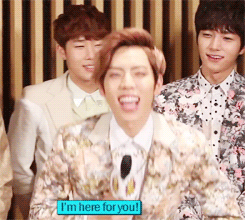 y3ol:   Dongwoo’s ideal type? All of us.  