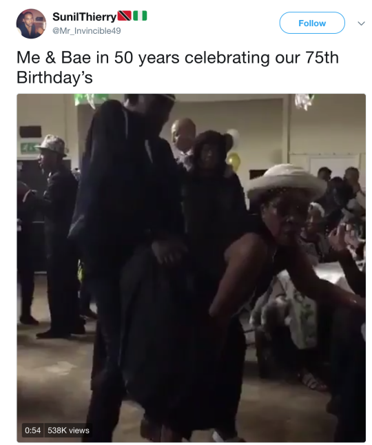 ckmcmxcvi:  queerkittyy:  westafricanbaby: chrissongzzz:   Black Love at its Best and i am here for this.✊🏿   The ACCURACYYYY, this is honestly me and my boyfriend 🤣🤣🤣🤣   Are they at a funeral   LMAOOOO BUSS IT GRANNY!!