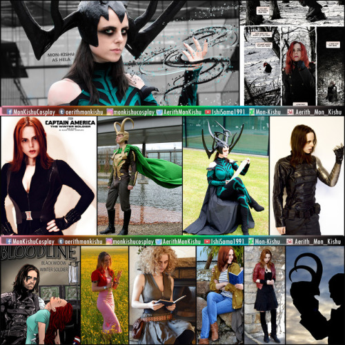 aerithmonkishu:  Mon-Kishu’s Cosplay compilation  #hela #helacosplay #loki #lokicosplay #thor #thorc