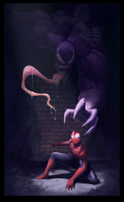 imthenic:  Spiderman and Venom by  Adam Barker