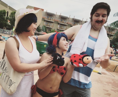 pearlgirl710:  Over the weekend when @chairman-miaow and I cosplayed Tom and Sabine Dupain-Cheng Bea