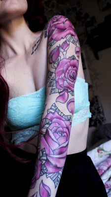 withaflowerinourhair:  withaflowerinourhair:  back side of tattoo  It’s almost at 30,000 😱