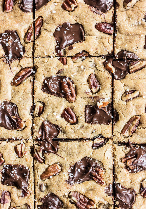 sweetoothgirl:Salted Chocolate Chunk Blondies   Well, now I want some of these 🤤🤦🏼‍♂️😂