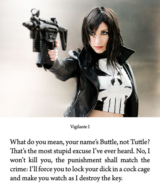 I dislike the idea of vigilantes, and I dislike their popularity in popular culture; on the other hand, Buttle was a victim of governmental violence, which isn’t really better.