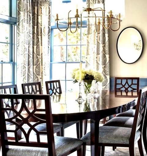 Dining Room - EnclosedEnclosed Dining Room - Large Traditional Dark Wood Floor And Brown Floor Enclosed