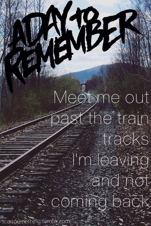 scarsarenothing:  The Downfall Of Us All by A Day To Remember. (Not my photo, just my edit)