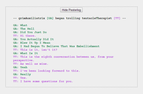 Rose’s 6th/7th convo. My labeling is not the same as the actual Homestuck’s just fyi.