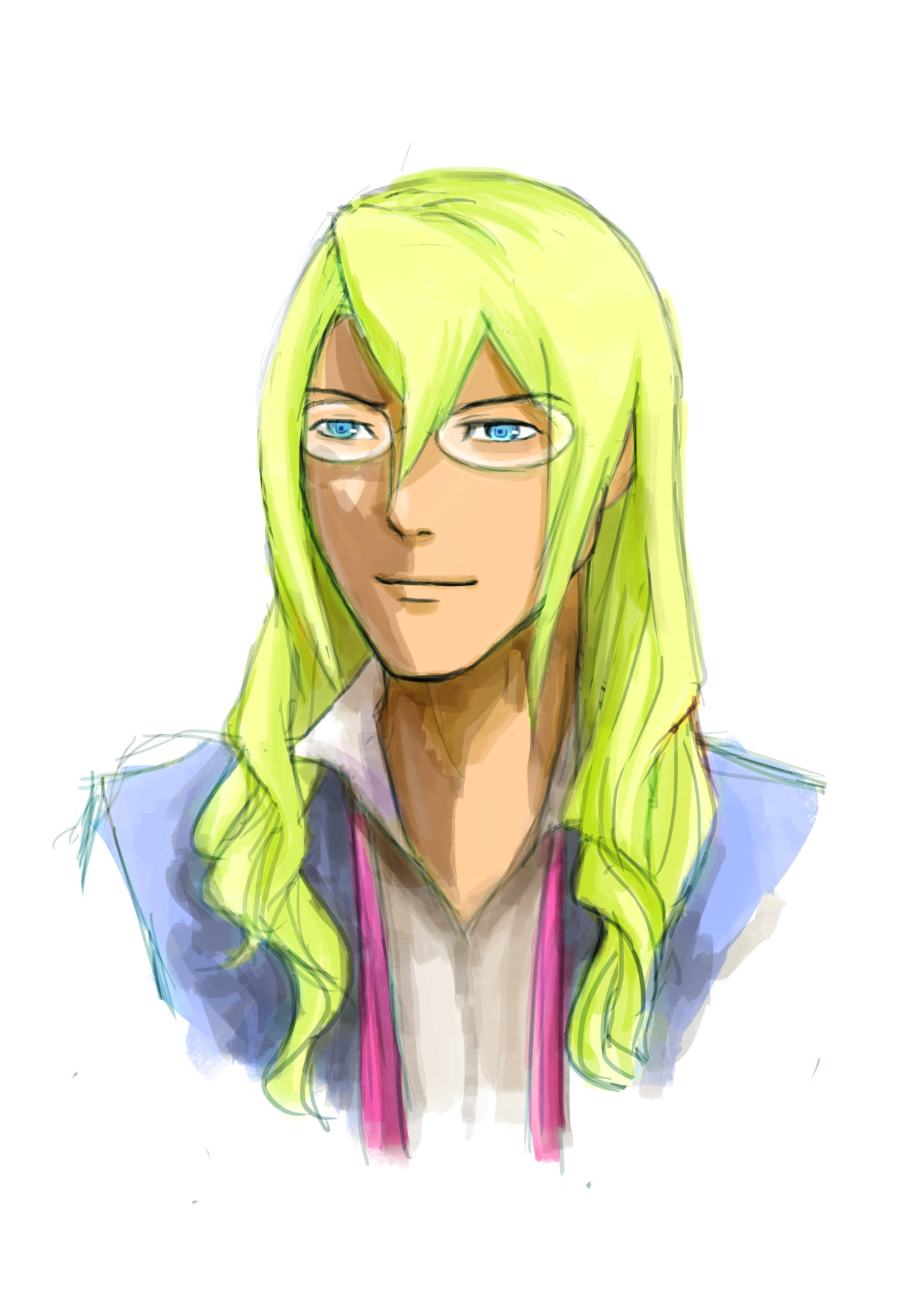 nohmasked: Ace Attorney characters with their usual hair undone.