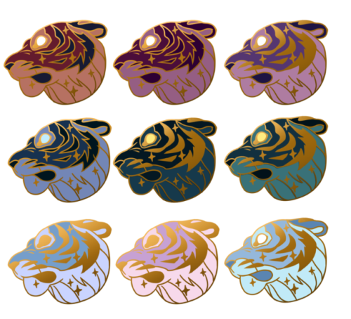 tamberella:Some enamel pin designs Im working on