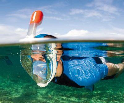 Prescription snorkel mask sets