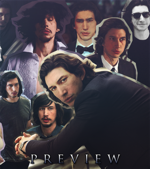  ── Adam Driver + Long Hair [ Desktop Wallpaper ]• Please do not repost without credit to either UAD