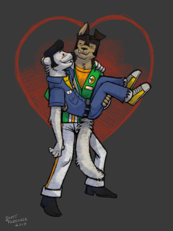 art-mutt: Buddy and Darnell 4 ever