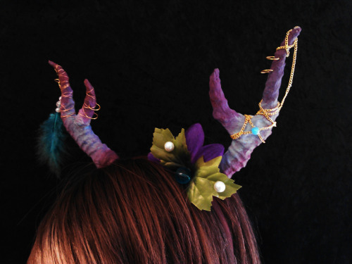  My boyfriend and I made an Etsy shop with horns and flower crowns! We'll be adding more things soon, but right now we have a few things up if you'd like to check them out. I've also added an option to ask for a custom order (you can see the button