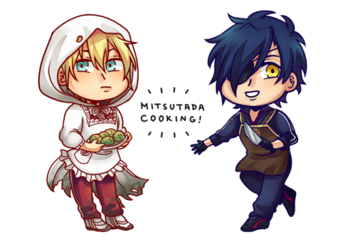 Based off of the zunda mochi cooking scene in the 2nd stage play- also today (in japan time) is tonc