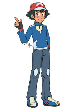 itsbarrysart:  ansh…  he won the kalos league and greninja stayed in his team 