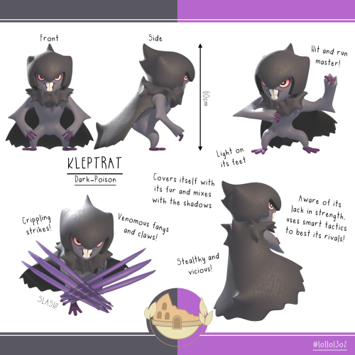  Here’s the concept for my rt1 rodent line!Meet Cloakrat and Kleptrat, the Thief fakemon!.Would you 