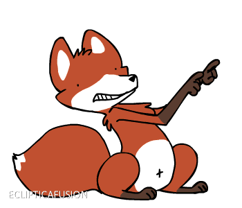 asksweetdisaster:  eclipticafusion:  What does the fuckeen fox say?  ((Thought you guys ought to know what song I listen to when I draw xD))  This again X3