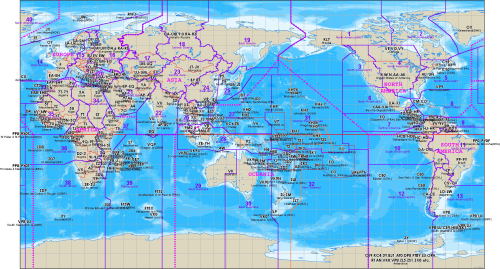 World Ham Radio Prefix Map
