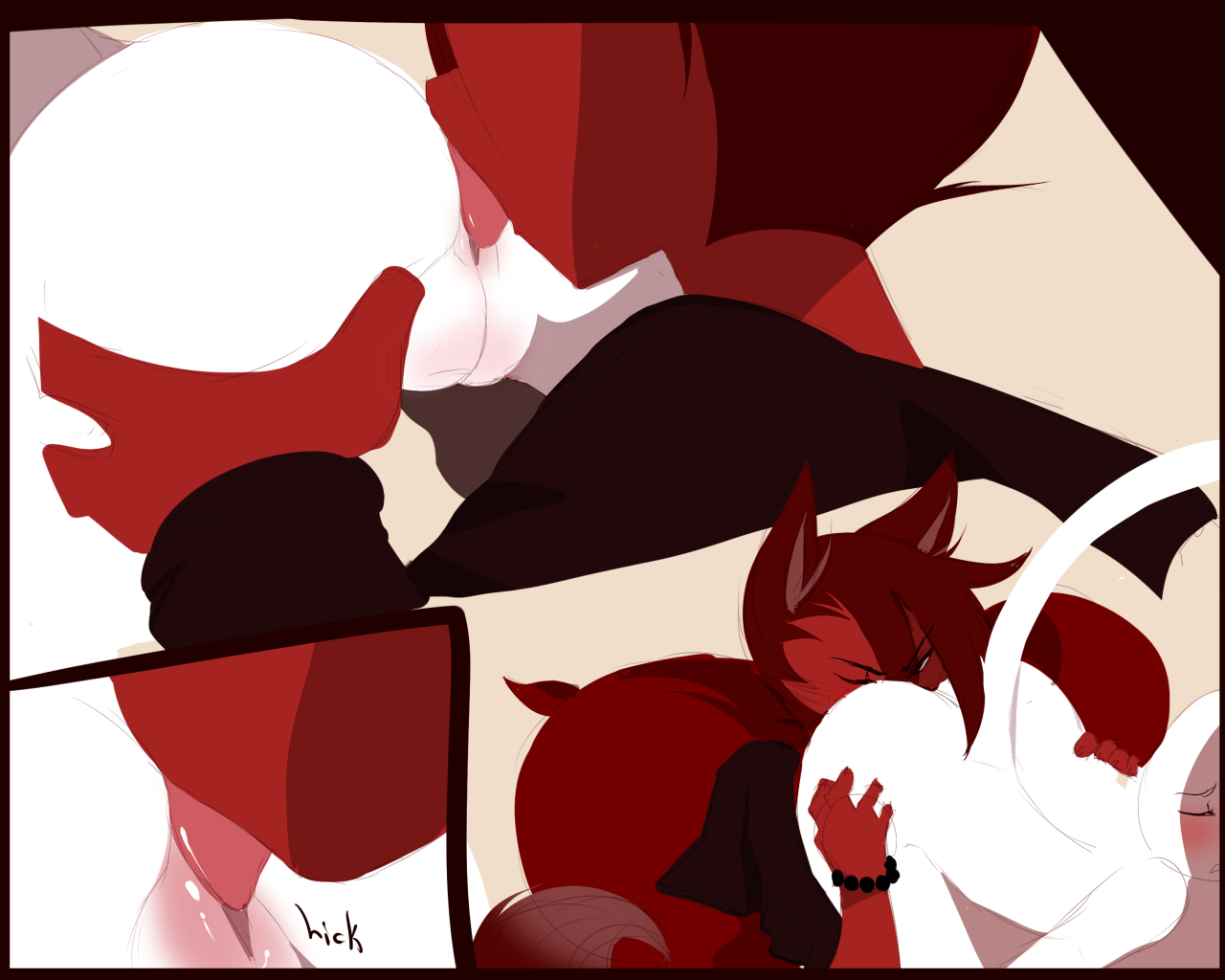 Cutey butts and Donuts.(&lt;3)Queen belongs to MonsterBarf and Moni belongs