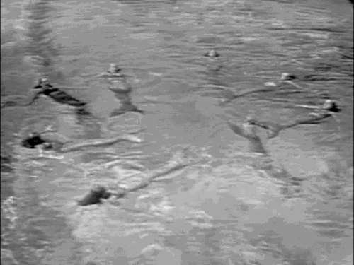gameraboy:Mermaids from the Submarine Voyage attraction. These are from the special broadcast, Kodak