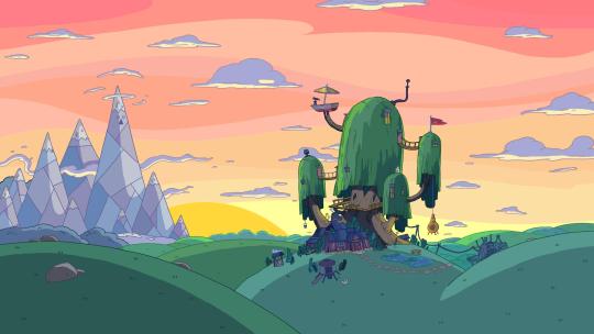 cosmicowly: adventure time’s skies are like…. so delicious looking. they have such pretty colors and theyre all soft and layered…. like cake. i just wanna scoop the sky up and eat them hmmmmmm cake…. i mean, sky……… 