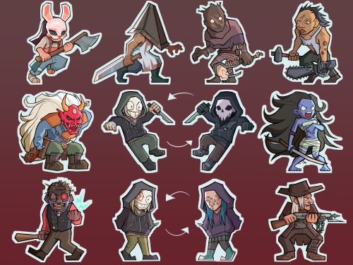 Alright guys!! my dbd charms are back up for sale on Etsy with SEVEN new degins ^^ Feel free to chec