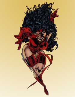katesbishops:Elektra #11 (1996) | Art by Mike Deodato Jr.