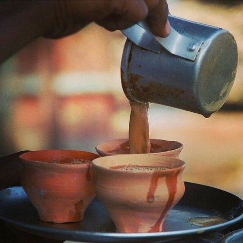 streets-of-india: Chai from the Pyala.