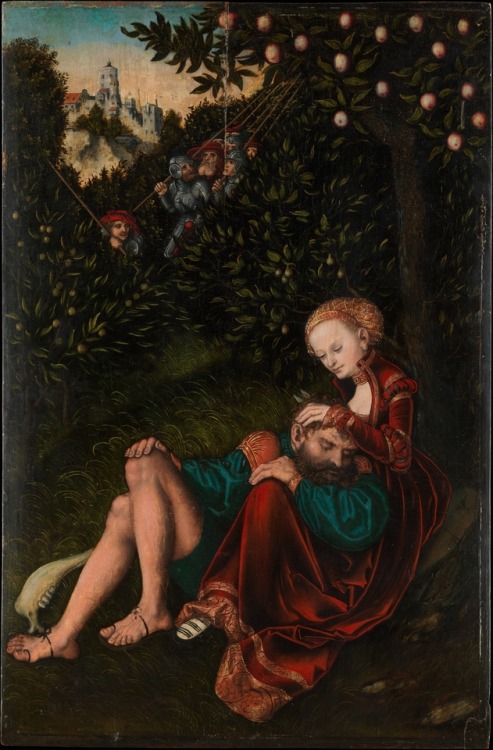 met-european-paintings: Samson and Delilah by Lucas Cranach the Elder, European PaintingsBequest of 