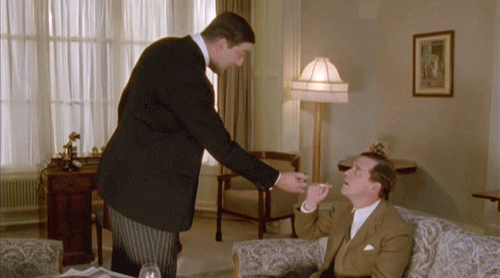 oscarwetnwilde:Jeeves And Wooster gift exchange:  Gay Moments in Jeeves And WoosterFor @johnlockedne