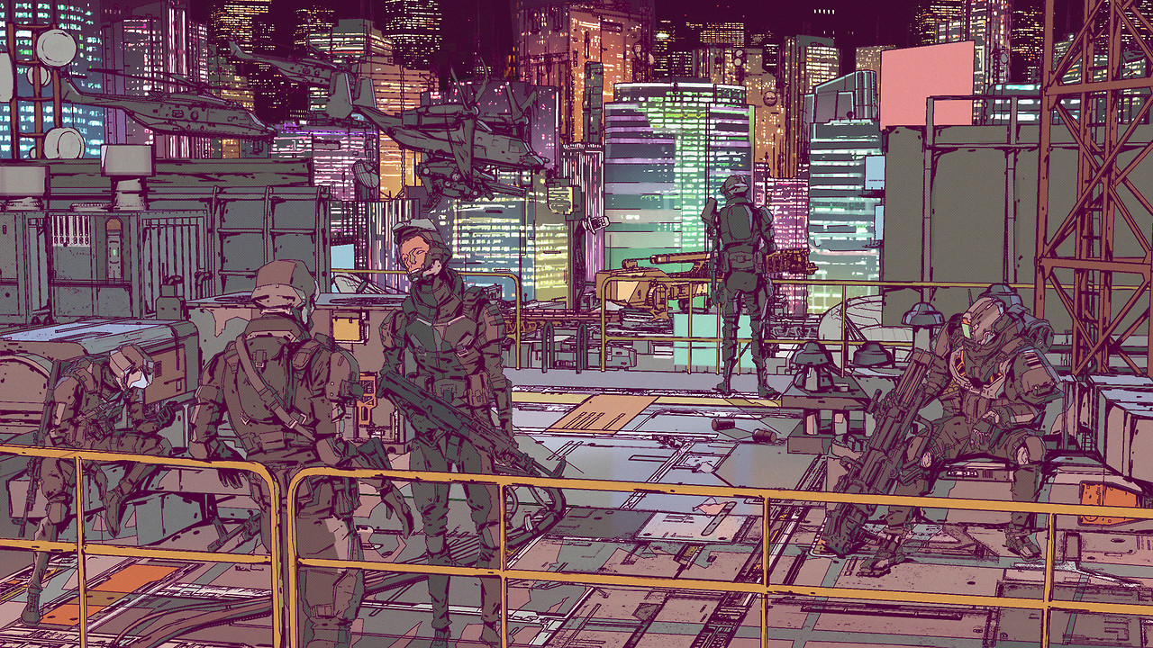 rhubarbes:  ArtStation - Team 2, by Elijah McNeal