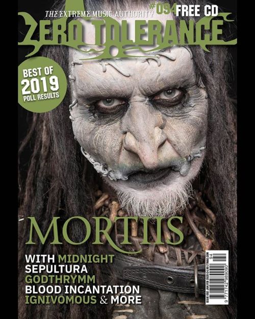 First cover of 2020. Mortiis @mortiisofficial for Zero Tolerance @zerotolerancemagazine  we have ano