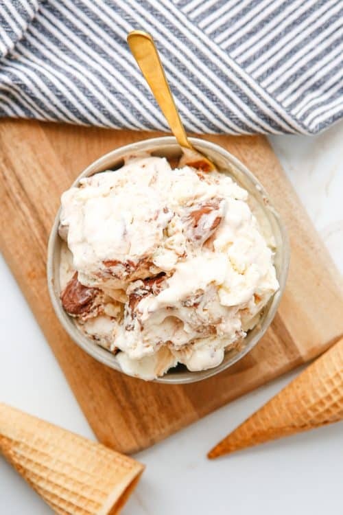 fullcravings:  No Churn Nutella Swirl Ice