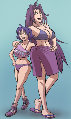 Lightfootadv:  The Purple Princesses. It’s Too Bad Amelia And Naga Never Really